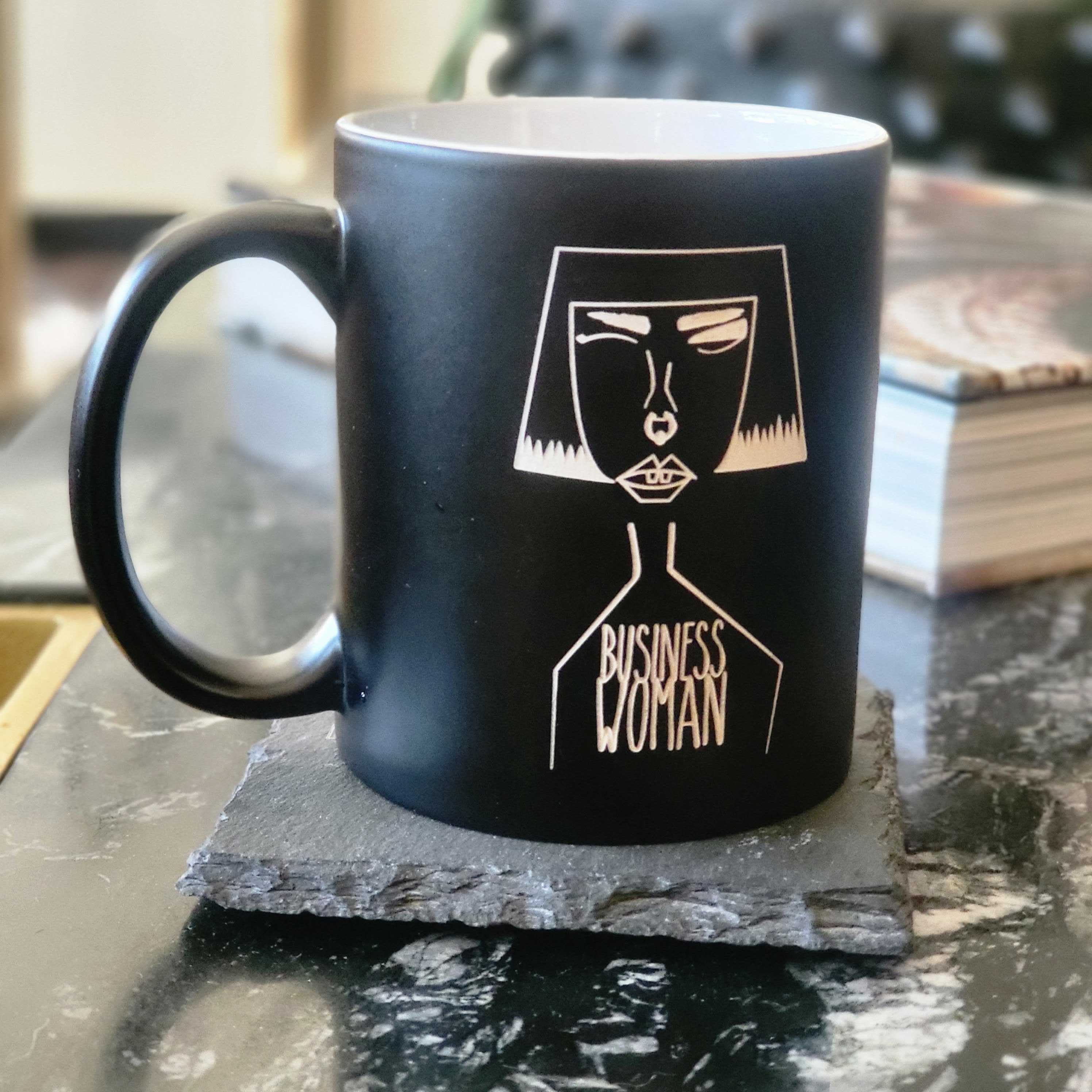 Free Business Woman Mug