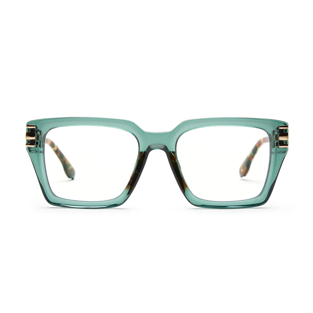 Vintage-Inspired Green Cat Eye Sunglasses - Brand: Coco & Breezy Chanel sunglasses 5205a coco - Gem main image 2