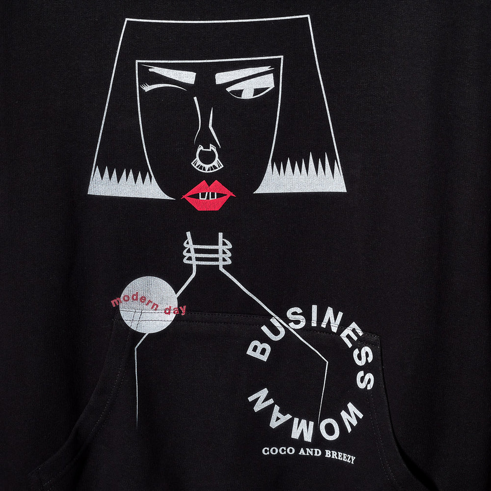 
                  
                    Business Woman Hoodie (BLACK)
                  
                